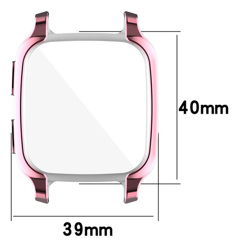 2 Reloj Inteligente Con Protector De Pantalla De Negro