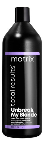 Acondicionador Reparador Unbreak My Blonde X1000ml Matrix