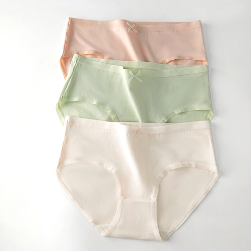 Pack 6 Bragas Bikini Algodón Azul/rosa - Tejido Transpirable