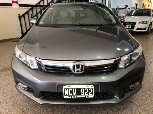 Honda Civic 1.8 Exs Full Full Cuero Techo 2013 Financiamos