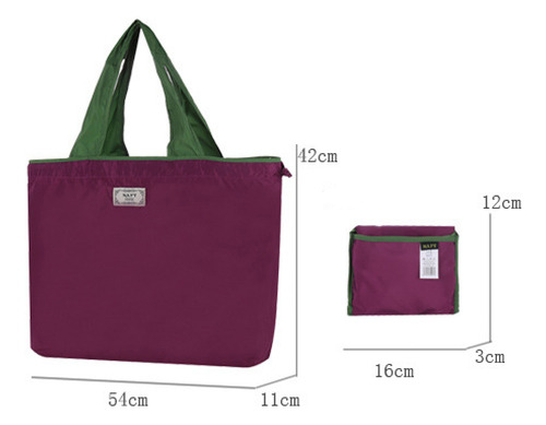 Bolsa Portátil Supermercado Reutilizable Ecobolsas Plegables