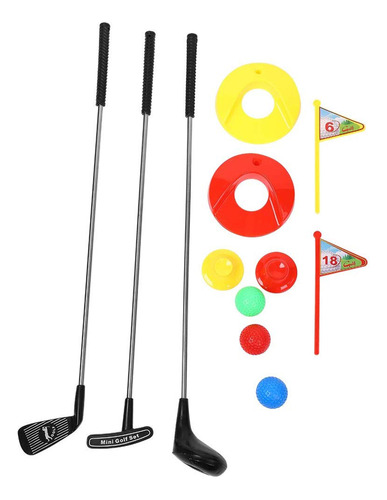 Juego De Juguetes De Golf Portátiles Para Niños De 10 Piezas