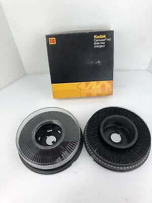 Kodak Carousel 140 & 80 Slide Tray 889-5193 - Lot Of 2 Ddy