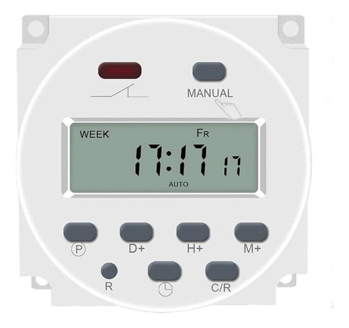 Temporizador Digital Lcd De 12 V Dc Con Función De Memoria