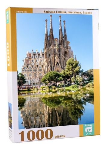 Rompecabezas Kaukau Sagrada Familia Barcelona Paisaje 1000