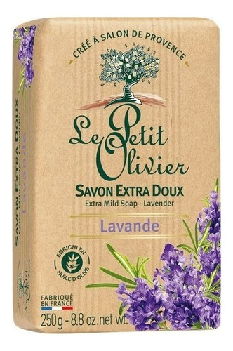 Jabon Extra Suave Lavanda 250 Grs Le Petit Olivier Francia