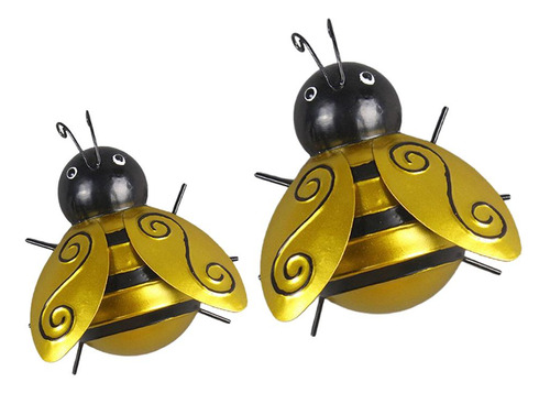 2pcs Arte De La Pared Haning Escultura Insectos Insectos