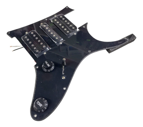 Escudo Hsh Rg Completo Compativel Ibanez Alta Qualidade Cor Preto Desenho Liso