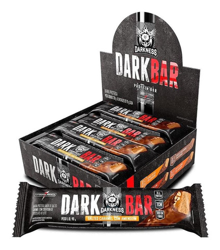 Dark Bar Cx Com 8 Unidades 90g Cada  Sabor Cookies & Cream