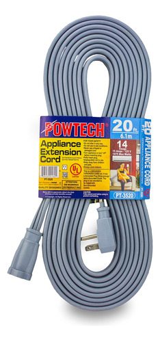 Powtech - Cable De Extensión Para Aire Acondicionado Y Ele.