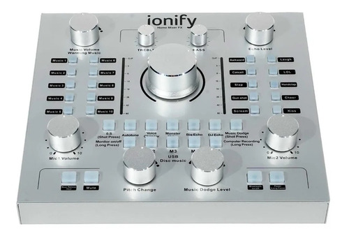 Interfaz Audio Ionify Home Mixer Fx Usb Grabación Streaming 