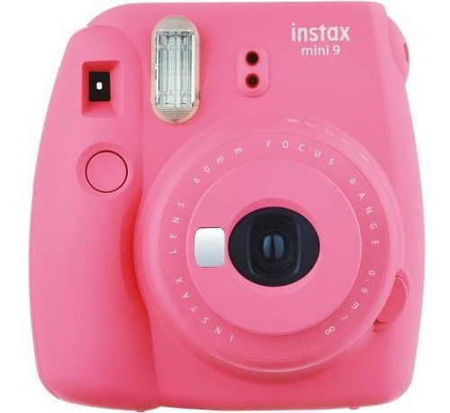 Câmera Instax Mini 9 Instantanea Pink Rosa Flamingo Fujifilm