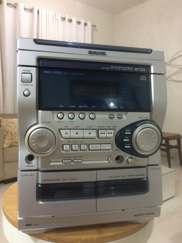 Micro System Aiwa Nsx-sz20 Importado (no Estado) Prateado 100 W (Usado)