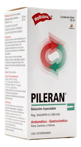 Pileran Holliday 50 Ml Para Perros Y Gatos