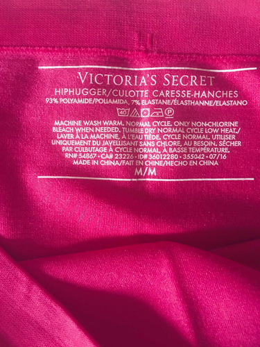 Bombacha Tipo Culotte Víctorias Secret. Microfibra. Talle M.