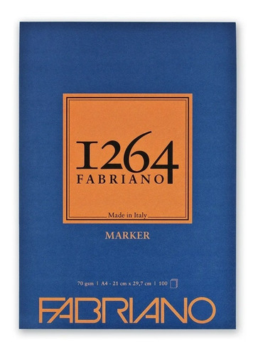 Croquera  Fabriano 1264 A4 21x29,7cm Diferentes Técnicas