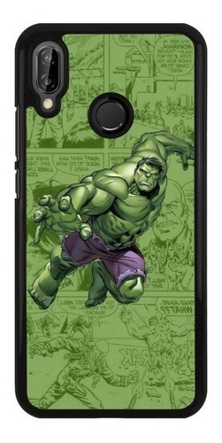 Funda Case Para Huawei Hulk Marvel Verde Heroe 01