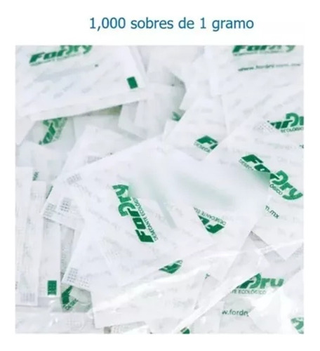 Desecante Ecológico Anti Humedad 1000 Sobres 1gr