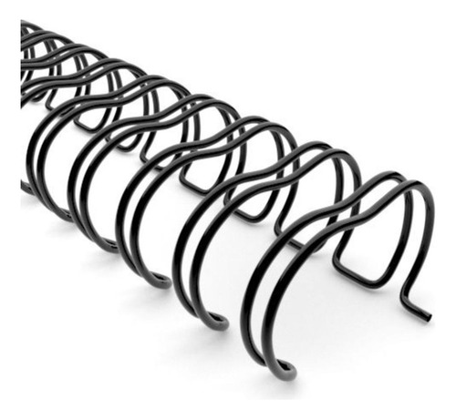 Bobina Wire-o 2x1 Preto 3/4'' Para 140 Fls 8.000 Anéis