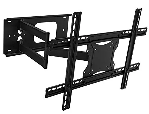 Soporte de pared de esquina para televisor: soporte de pared giratorio de  movimiento completo diseñado para instalaciones de esquina, patrón VESA 400