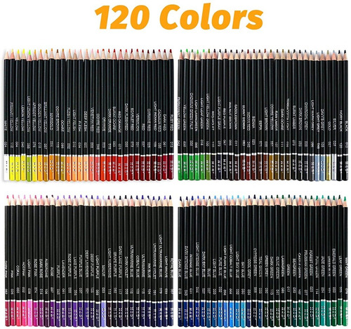 Set De 145 Piezas Profesionales Lapices Para Dibujo H & B