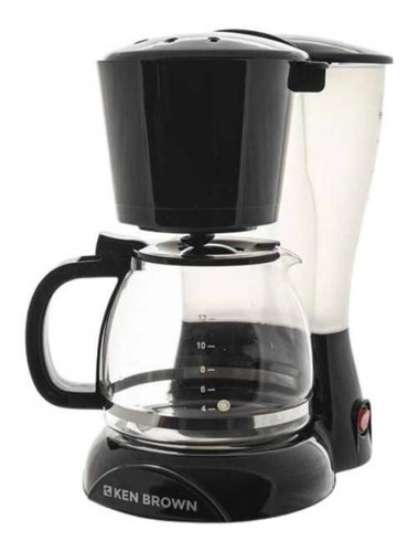 Imagen 2 de 2 de Cafetera Ken Brown CM-03 semi automática negra de filtro 230V