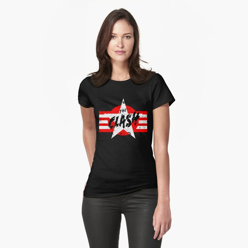 Polera The Clash Punk Rock New Wave Banda Britanica