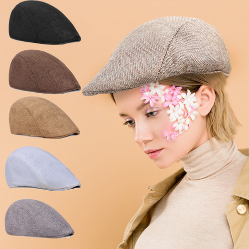 Gorro Unisex Con Forma De Boina Transpirable, De Algodón Y L