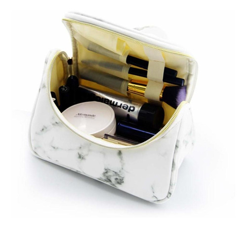 Marble Makeup Bag Cosmetic Case Small Make Up Bag Porta...