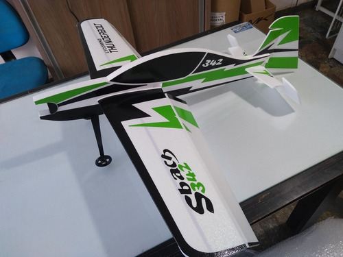 Aeromodelo Elétrico Sbach Isopor T5 Perfilado 95cm de asa Horizon Ccom Linkagem e trem de pouso Cor Verde