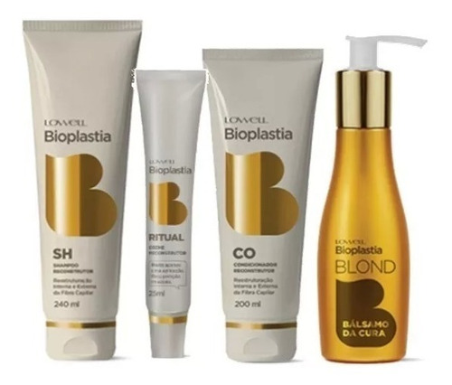 Lowell Kit Bioplastia Reconstrução Imediata + Fluído Blond