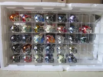 Comprar Nfl Coleccion Cascos Pocket Cromados 32 Cascos Riddell Rack