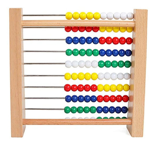 Na - Juguete Clásico De Madera Para Aprender El Abacus