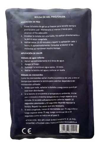 Bolsas de Gel Frío/Calor > Para Bajar la Inflamación