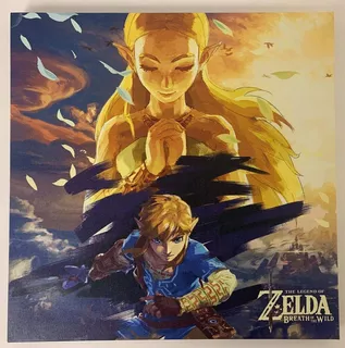 Póster Impreso En Lienzo De The Legend Of Zelda Breath Of .