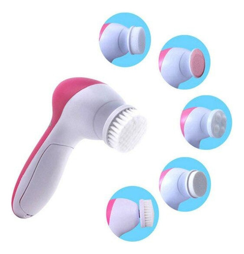 Escova Eletrica Limpeza Massageador Facial 5 Em 1 Limpeza Ro