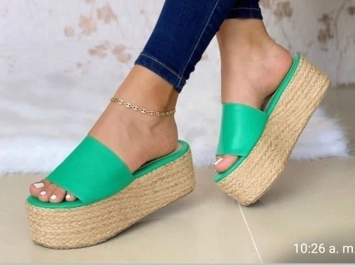 Imagen 6 de 10 de Sandalias Suela De Yute Para Damas. Moda Colombiana