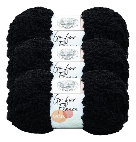 Hilo Jumbo Go For Fleece Sherpa Tejer, Crochet Y Manual...