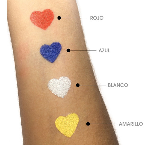 Imagen 2 de 4 de Maquillaje Artístico Cremoso Cuarteto Xúlu Cosméticos Z704