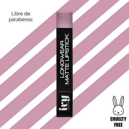 Labial Longwear Matte Lipstick Ivy Birthday Cake