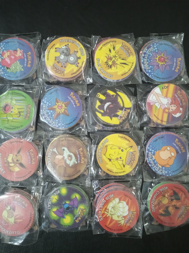 Tazos Pokemon 1ra Generación Colección Completa