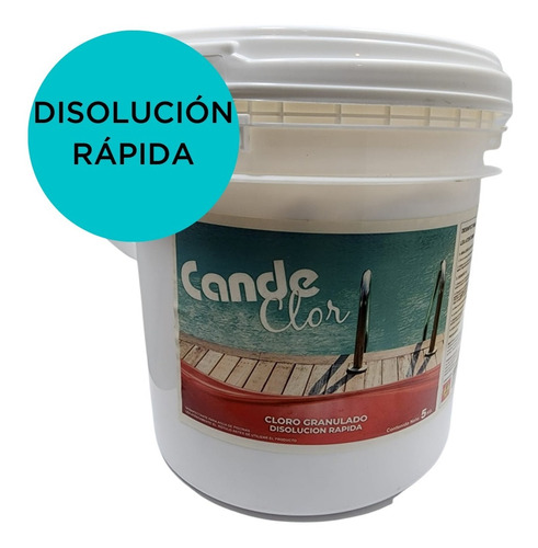 Cloro Disolucion Rapida X 5kg Piscina Mantenimiento Kit Set