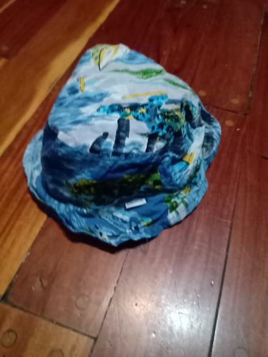 Gorro Pilufo Azul Niño Coniglio Playa