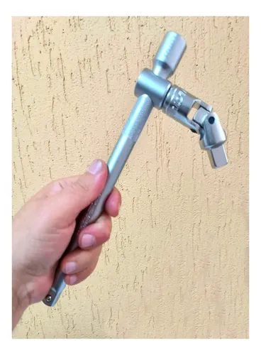 Cabo Força Chave T E Junta Universal 250mm Soquete 1/2 Pol