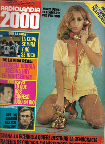 Radiolandia 2000 Nº 2652 Año 1979 Mirta Peña Z12