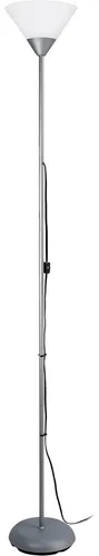 Lámpara De Pie Torchiere Simple Designs Lf1011-slv Plata 1