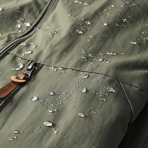 Chamarra Impermeable Con Capucha Transpirable Para Hombre