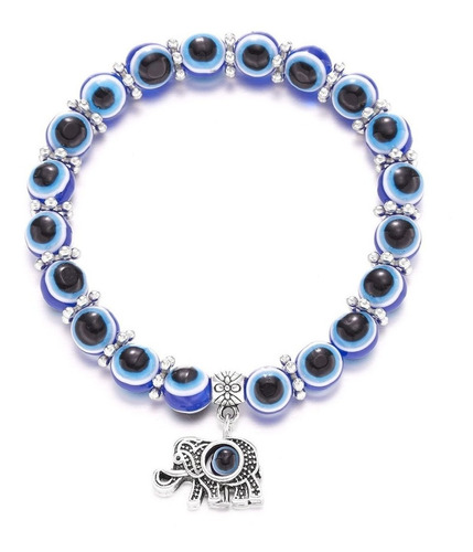 Pulsera Ojo Turco Mal Para Hombre Mujer Con Dije Mano Fatima