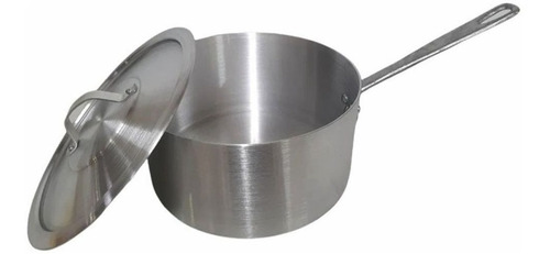 Cacerola Olla De Aluminio Mango Con Tapa Cocina Enesa 28cm 