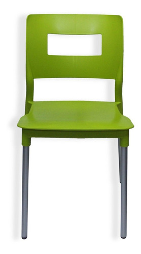 Silla Jardín Comedor Restaurante Bar Cafetería Estructura De La Silla Verde